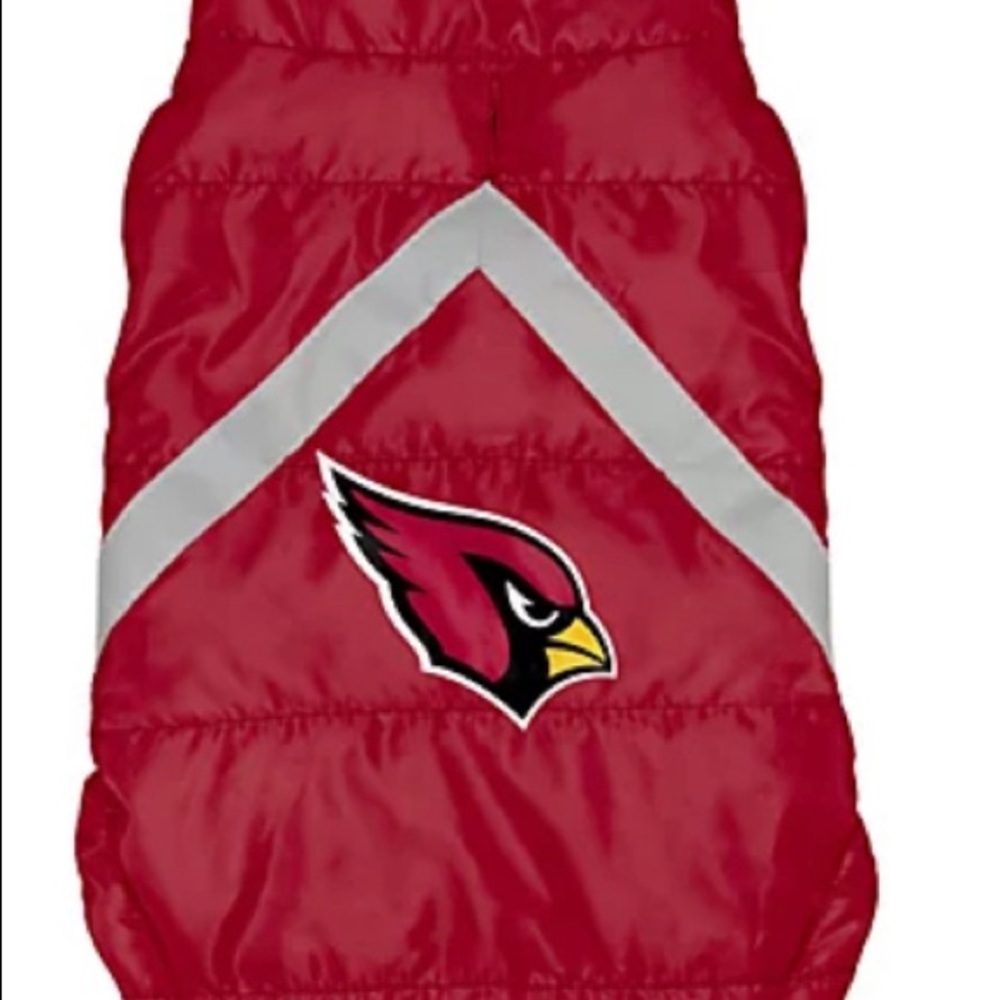 Arizona Cardinals Pet Puffer Size: X-Large